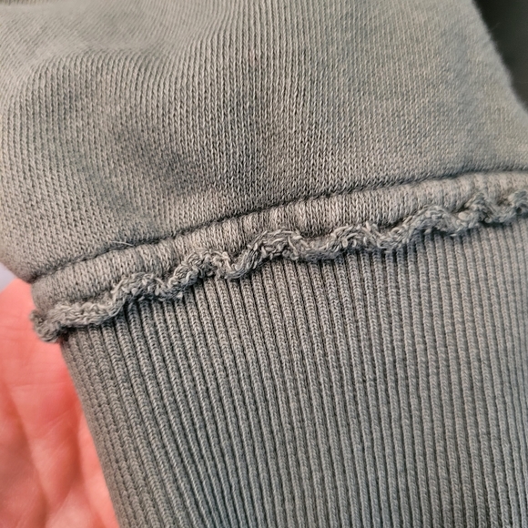 Aerie Green Oversized Hoodie Size Medium - Picture 3 of 5